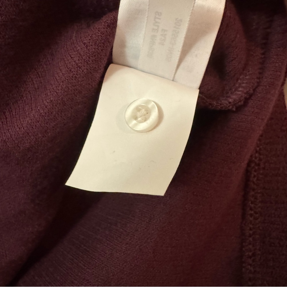 Madewell Burgundy Sleeveless Button-Front Knit Tank - Picture 6 of 6